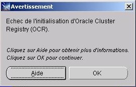 Initialisation OCR impossible